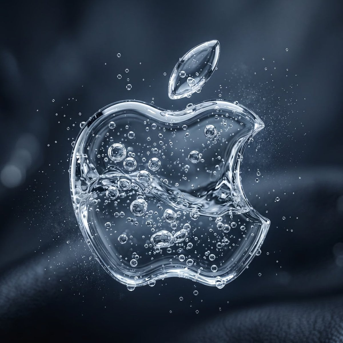 Transform [LOGO NAME] into a premium water-bubble logo wh... thumbnail 2