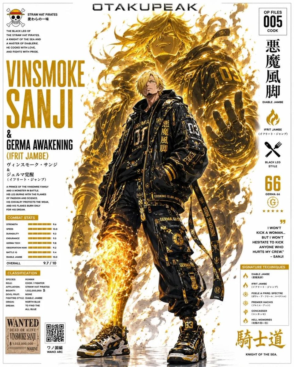 MASTERPIECE anime character dossier poster, ultra-detaile... thumbnail 3