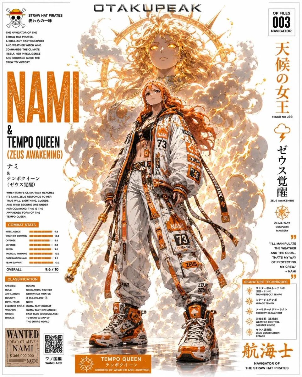 MASTERPIECE anime character dossier poster, ultra-detaile... thumbnail 4