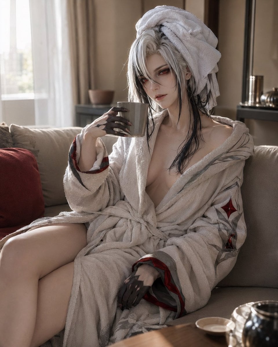 Hyperrealistic vertical Sunday morning lifestyle editoria... thumbnail 4