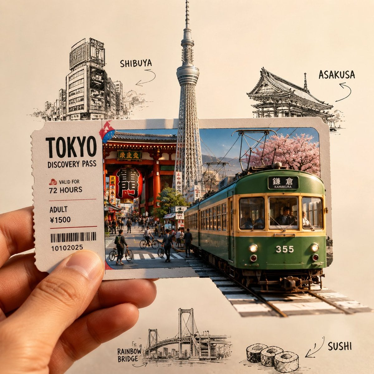 Create a highly detailed, premium travel-art illustration... thumbnail 3