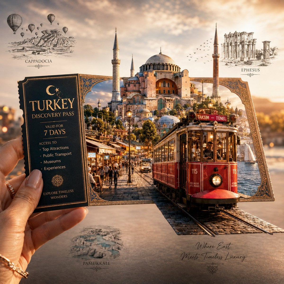 Create a highly detailed, premium travel-art illustration... thumbnail 4