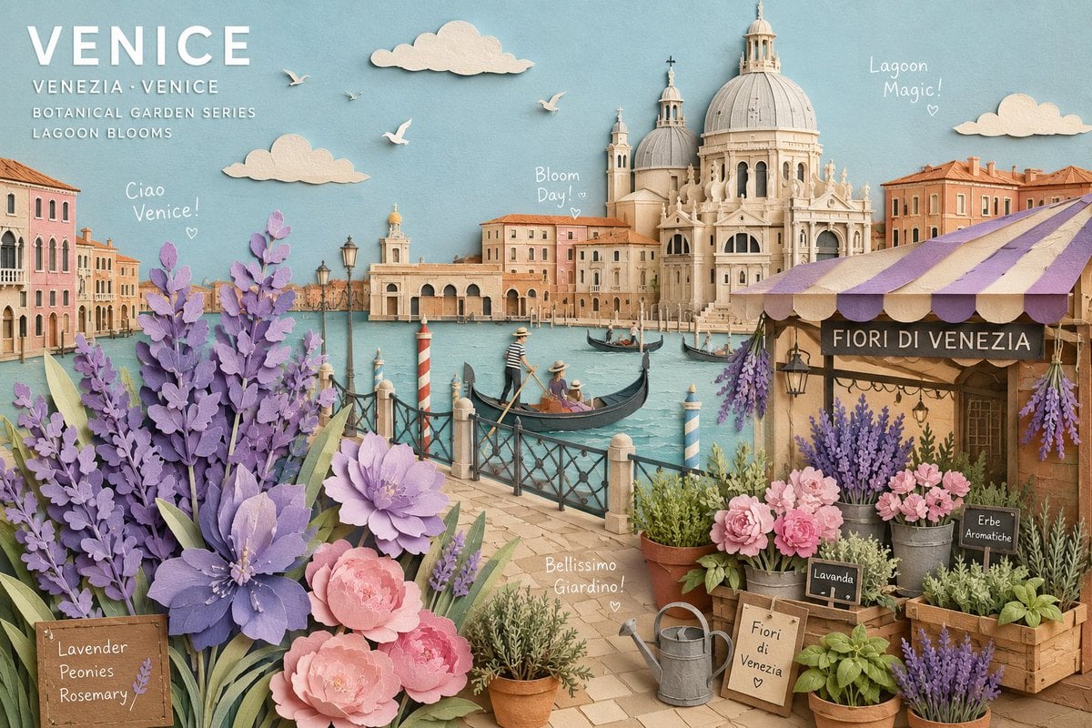 Create a museum-quality handcrafted 3D paper-collage bota... thumbnail 4