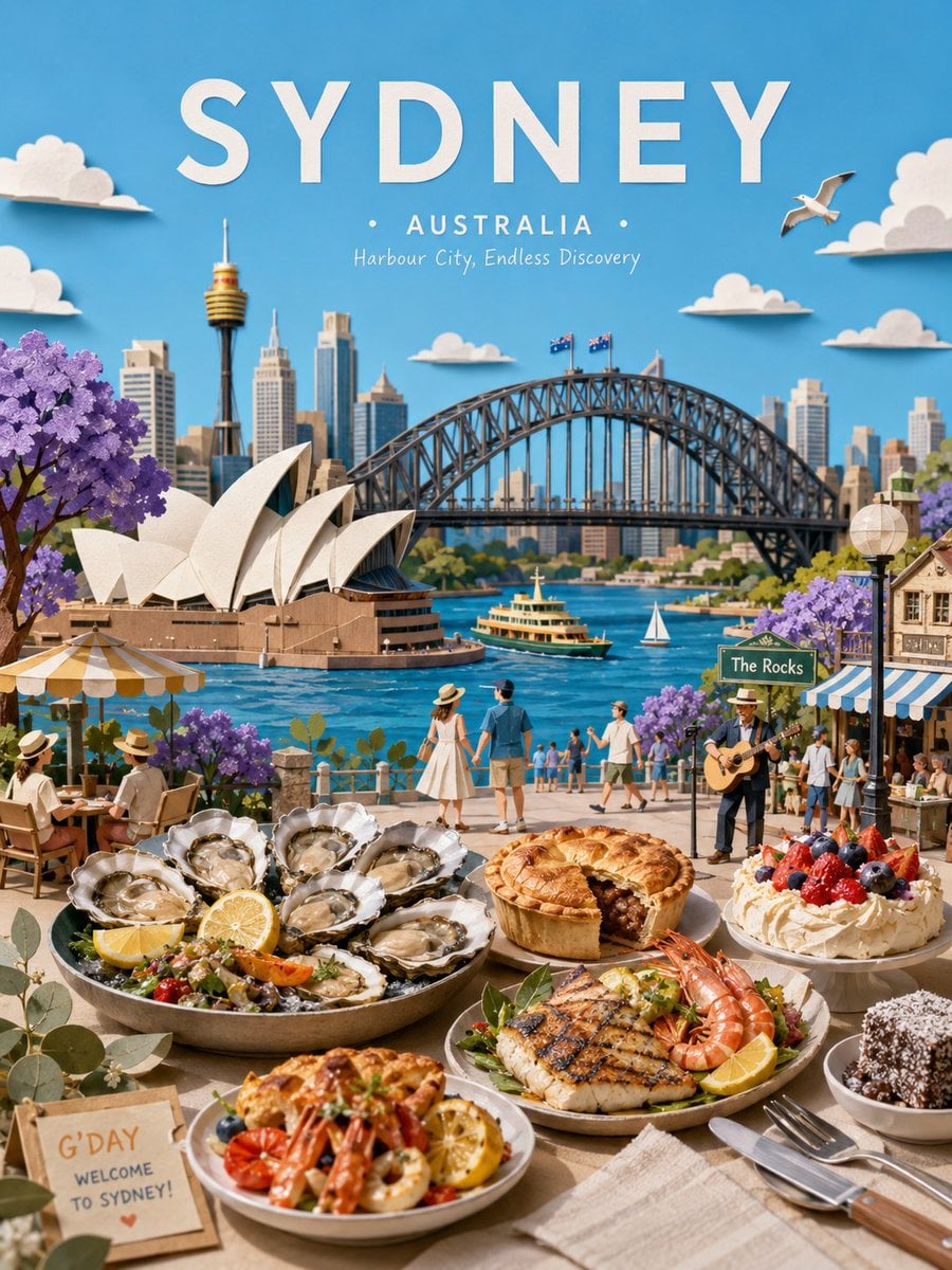 Ultra-detailed 3D paper-cut travel poster illustration of... thumbnail 2