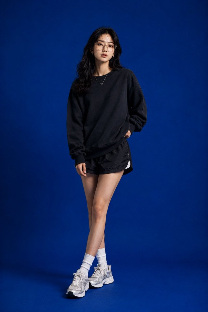 Create image Create a high-end studio fashion portrait in... thumbnail 2
