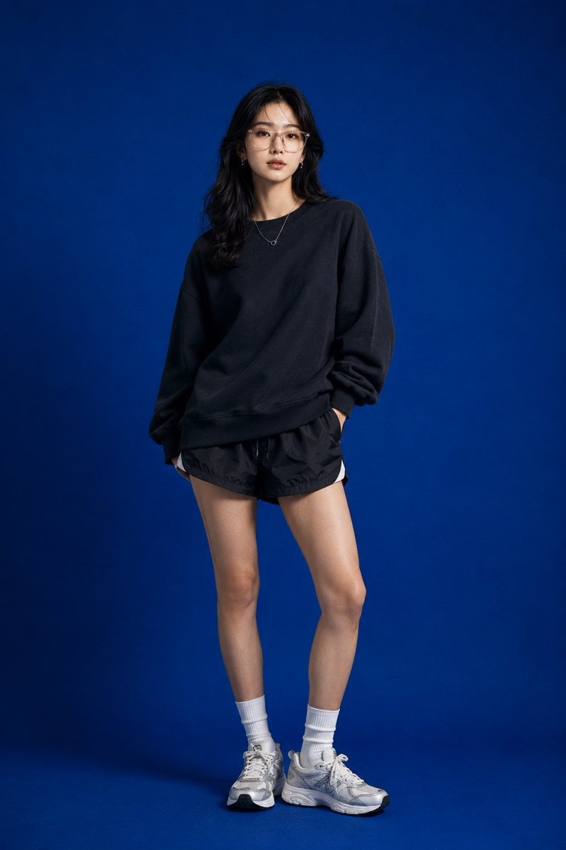 Create image Create a high-end studio fashion portrait in... thumbnail 4
