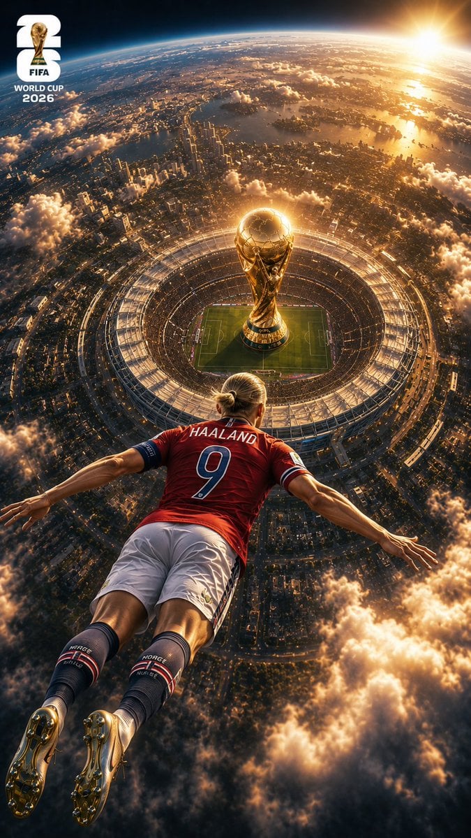 FIFA World Cup Trophy Overlooking the Stadium thumbnail 3