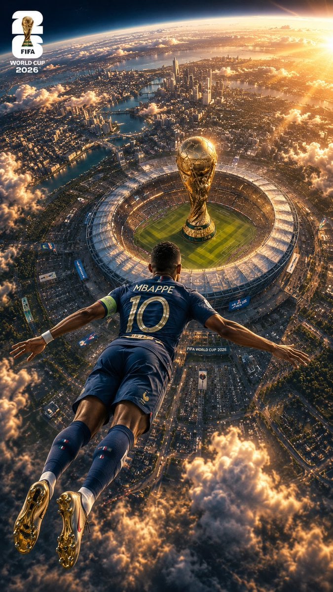 FIFA World Cup Trophy Overlooking the Stadium thumbnail 4