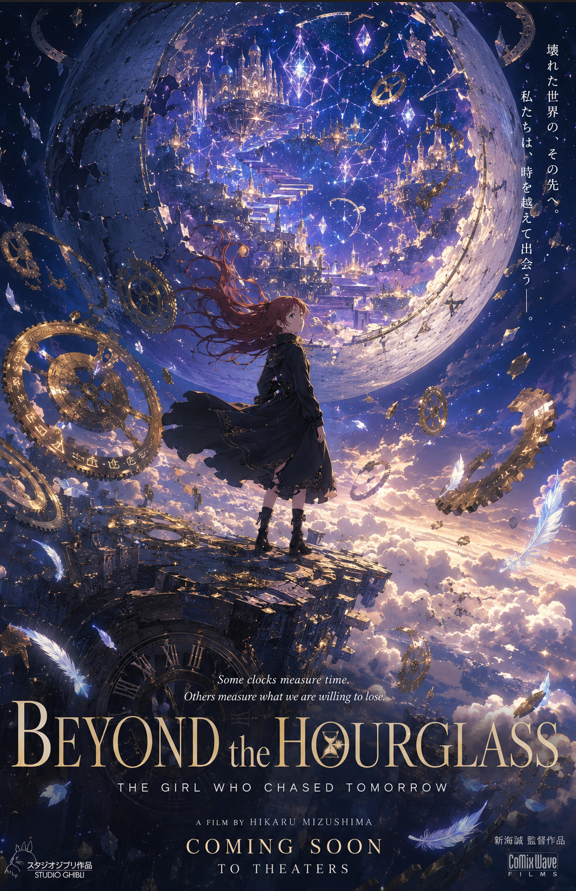 A breathtaking anime fantasy movie poster in portrait for... thumbnail 3