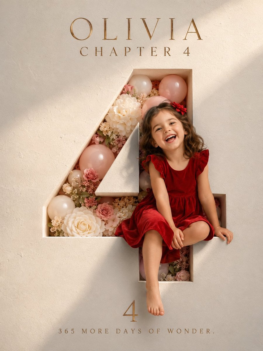 Professional luxury birthday poster, 3:4 portrait composi... thumbnail 3