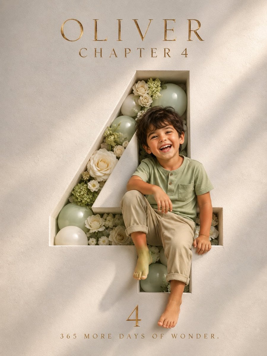 Professional luxury birthday poster, 3:4 portrait composi... thumbnail 4