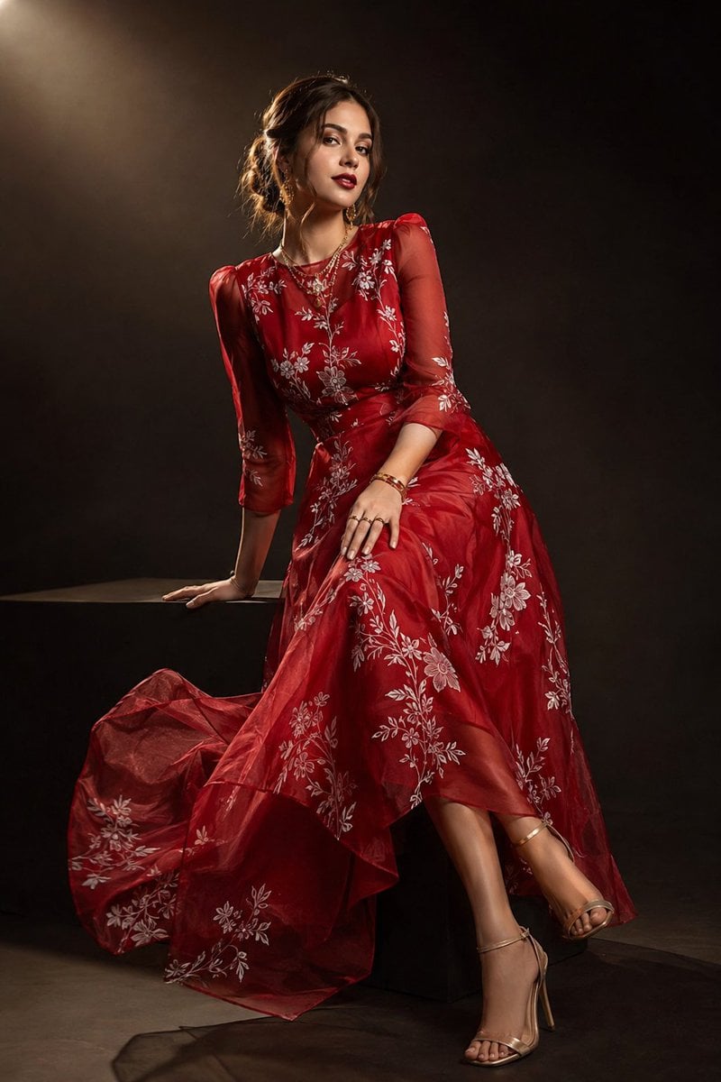 Ultra-realistic high-fashion Vogue magazine editorial por... image 1