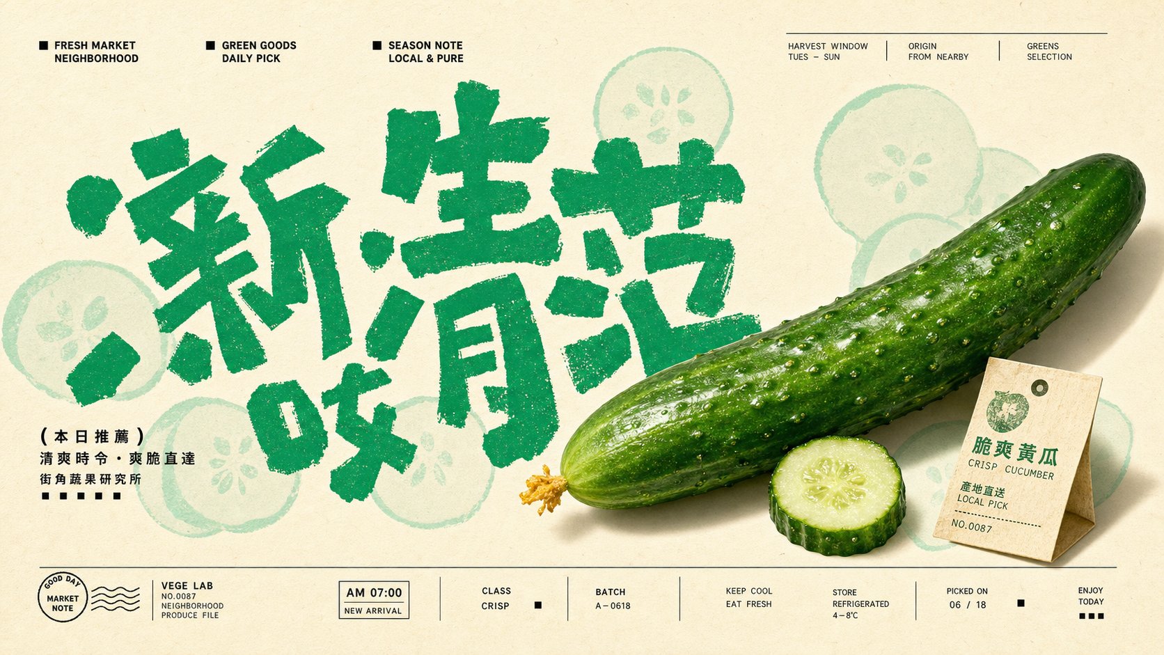 Jade Glyph Grocer Collage Poster System thumbnail 4