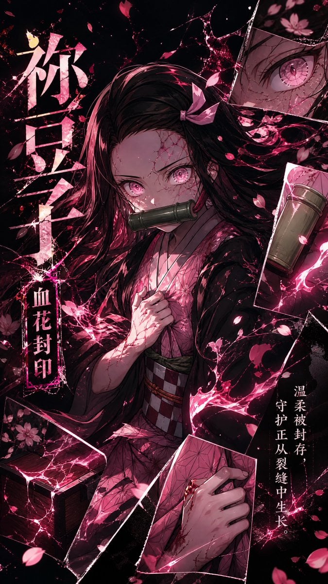 Anime Emotional Fragment Poster with Intense Character thumbnail 2