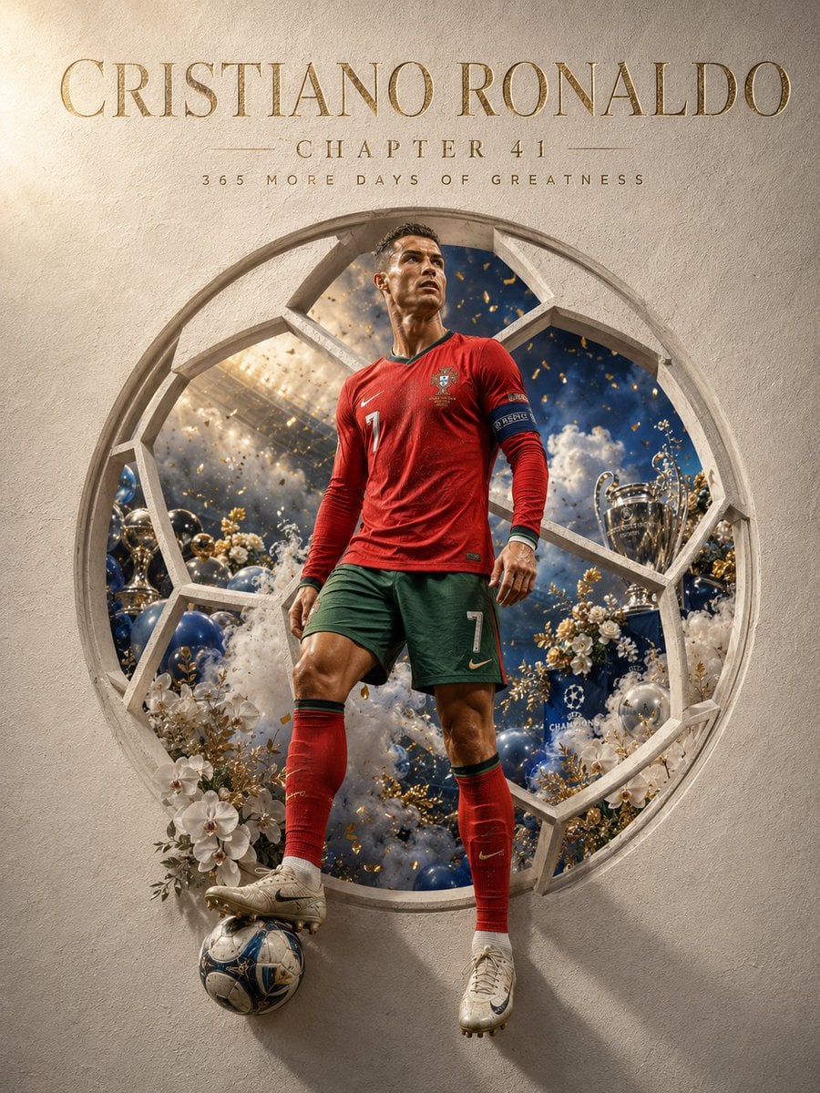 Luxury Football Editorial with Cristiano Ronaldo image 1