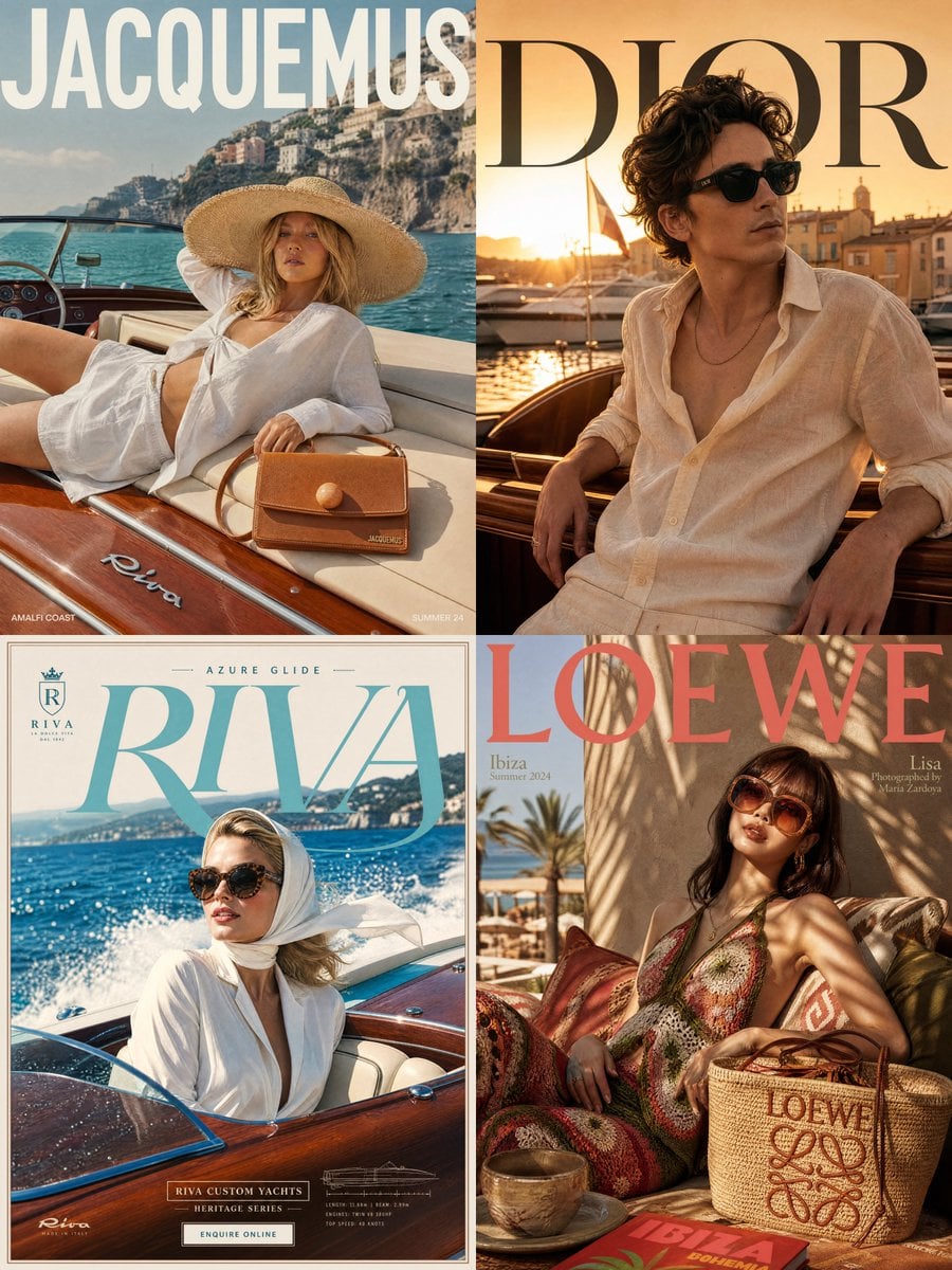 Summer Luxury: Celebrities and Designer Brands image 1