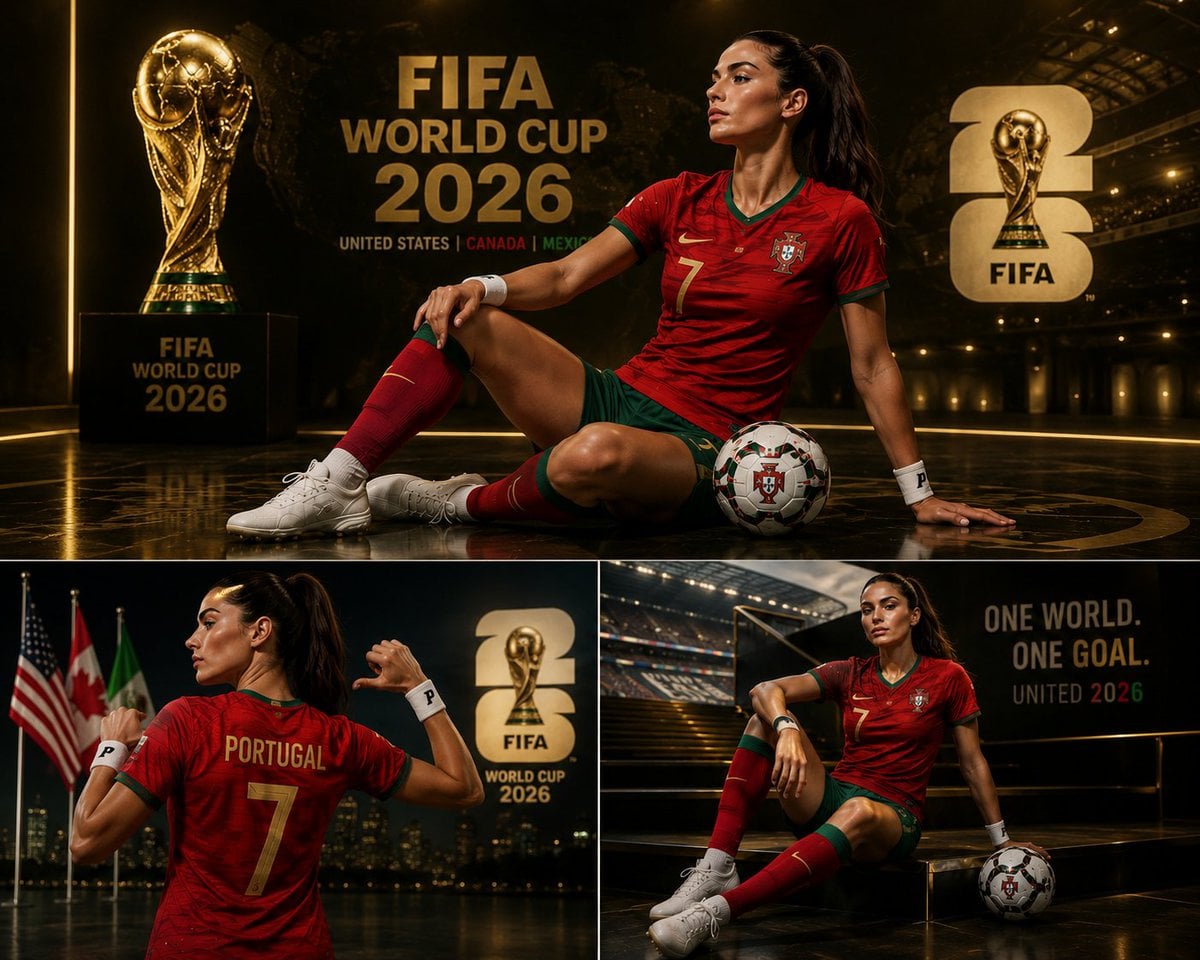 FIFA World Cup 2026 Portugal Fan Poster