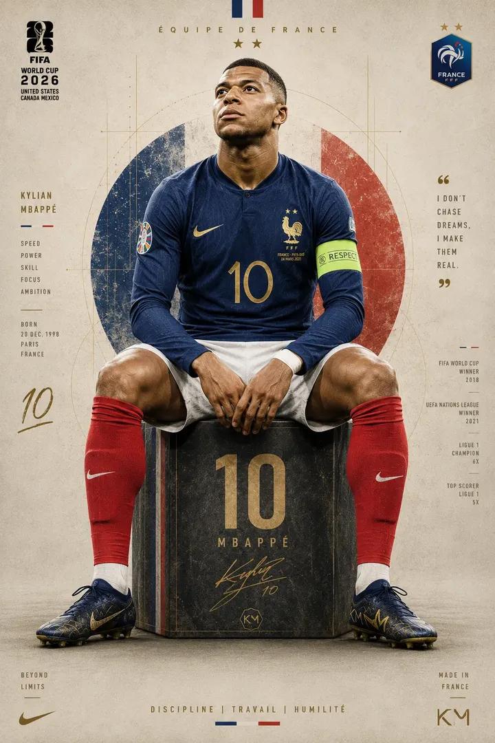 Legendary Footballer in Cinematic Sports Editorial Poster thumbnail 3