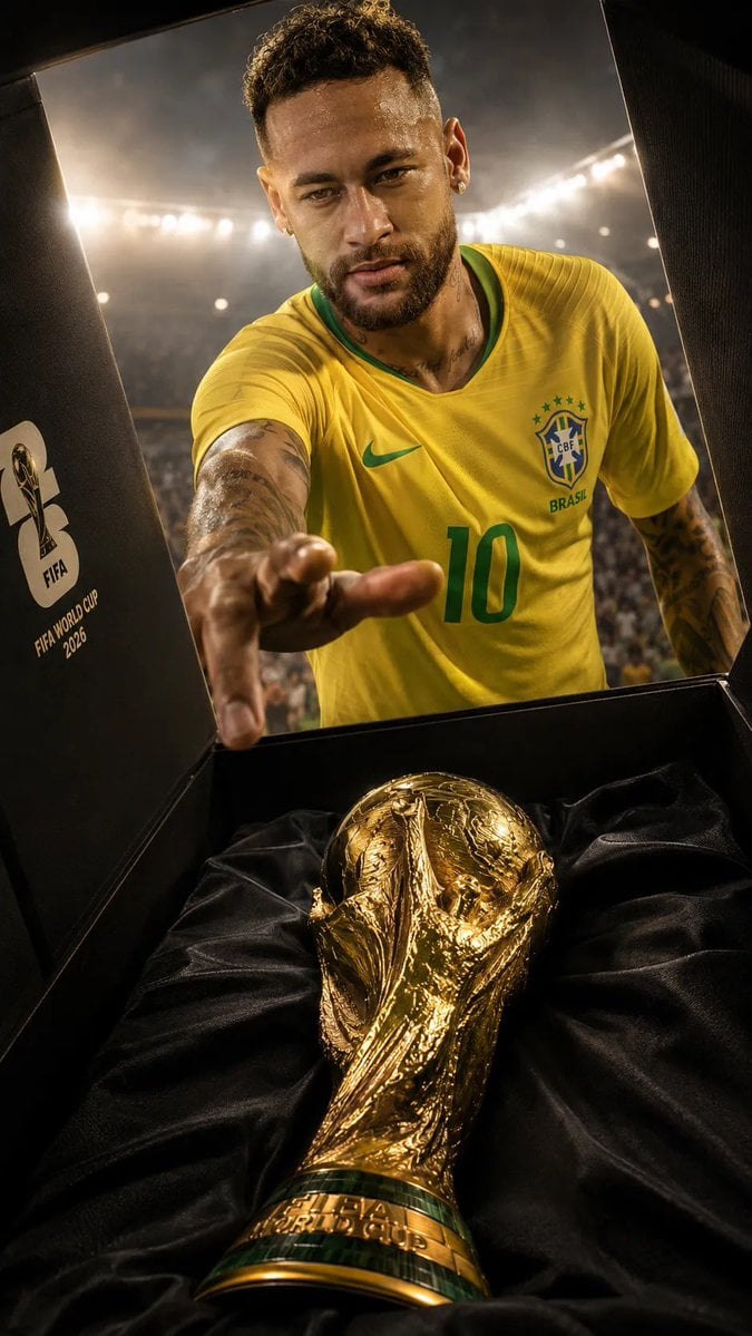 Golden Trophy in Luxury Gift Box image 1