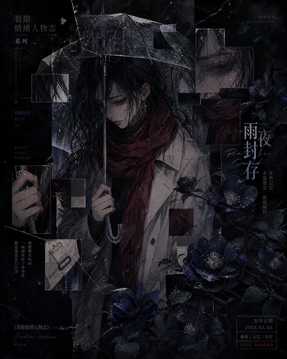 Create a vertical [Aspect Ratio] original anime-style emo... thumbnail 3