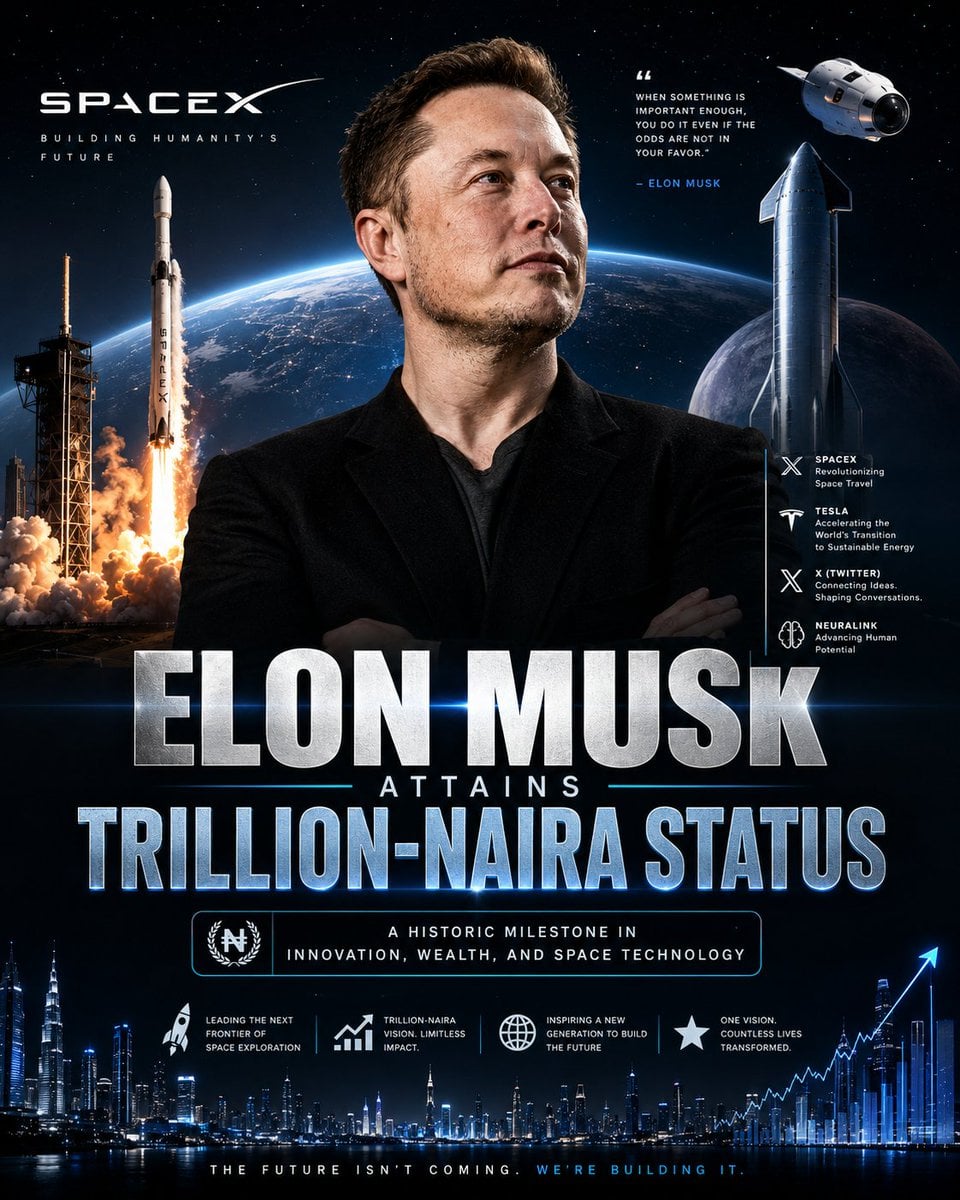 Create a bold, cinematic SpaceX achievement poster featur... image 1