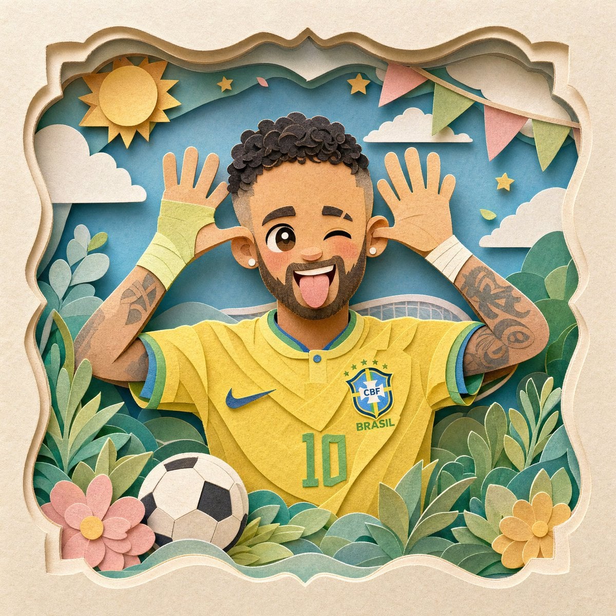 Transform the uploaded image into a premium handcrafted l... thumbnail 3