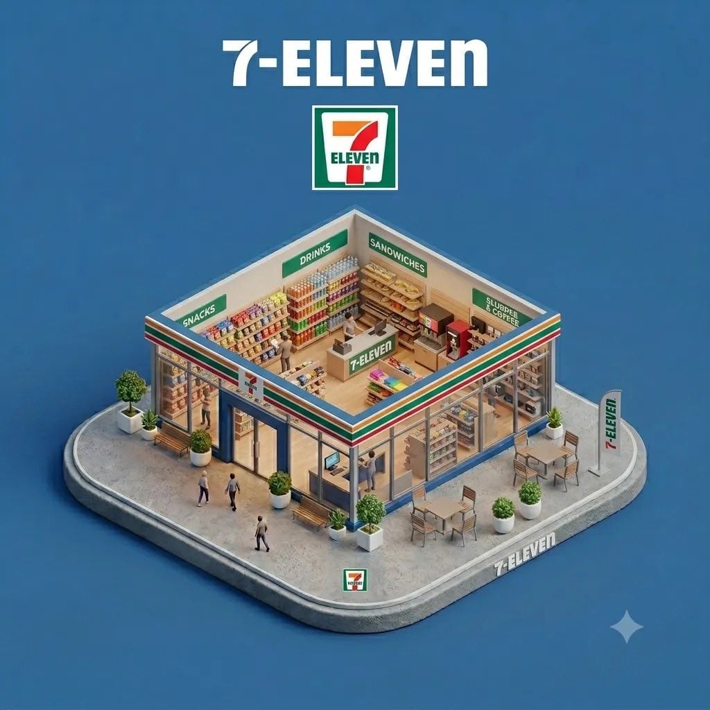 "Ultra-detailed isometric 3D miniature diorama of a brand... image 1
