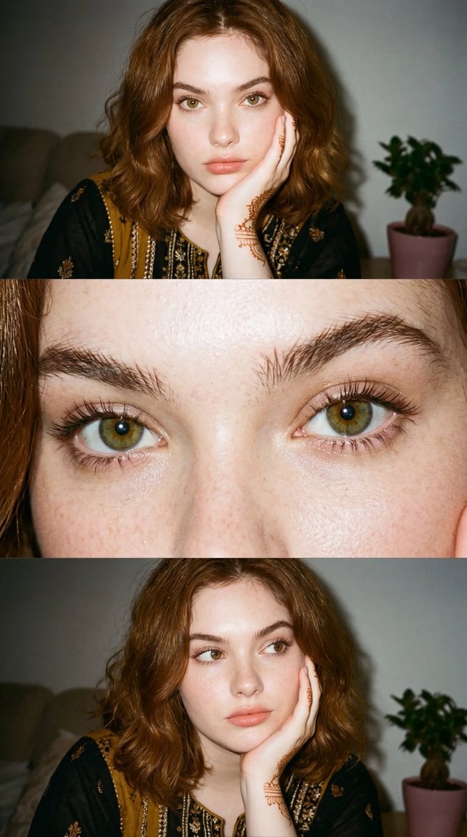 Ultra-realistic candid flash photography, 35mm film aesth... image 1