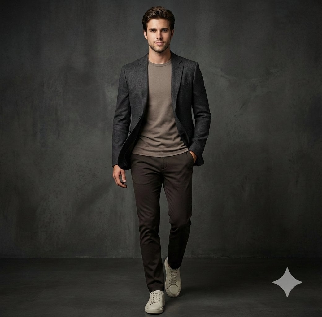 Ultra-realistic studio portrait of a man matching the ref... image 1