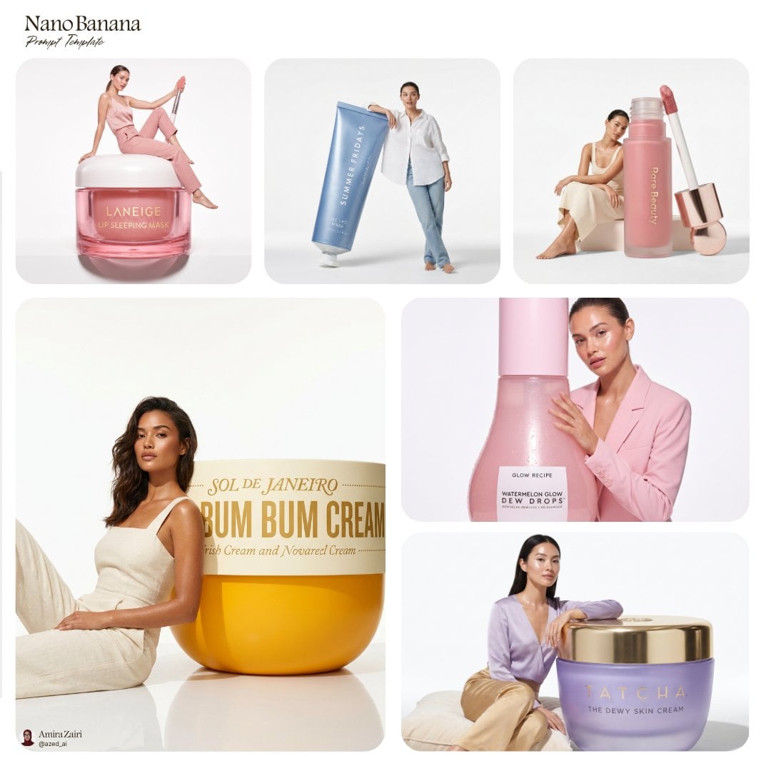 Create an ultra-detailed hyper-realistic beauty editorial... image 1