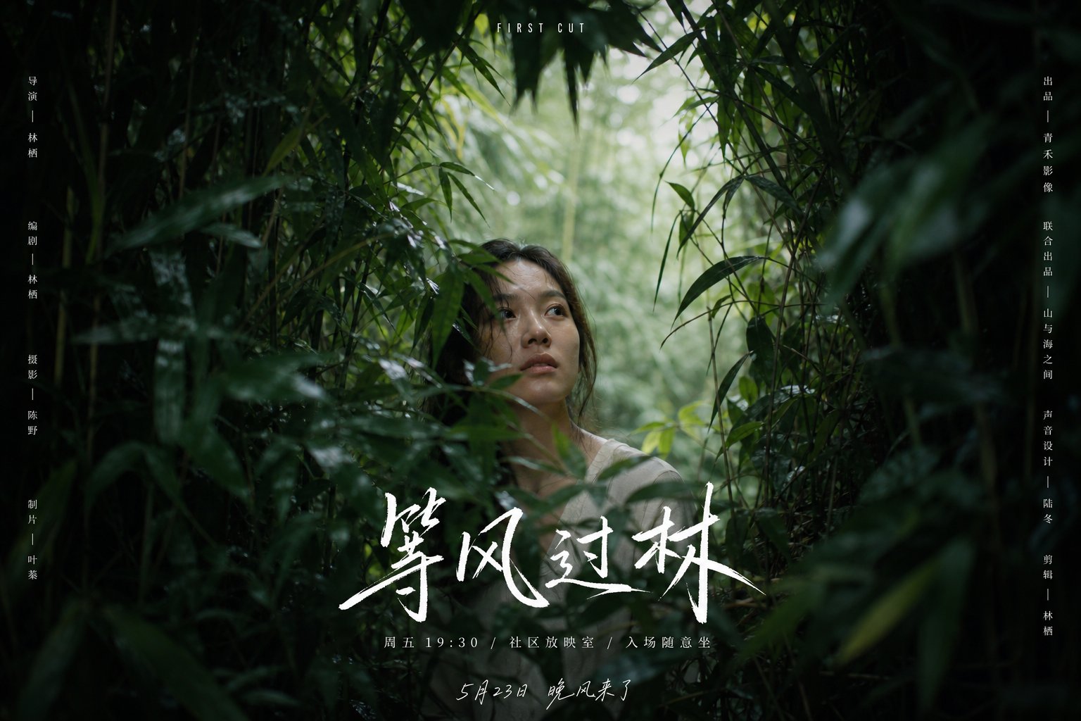 Green Shade: Cinematic Portrait with Natural Obscuration thumbnail 3