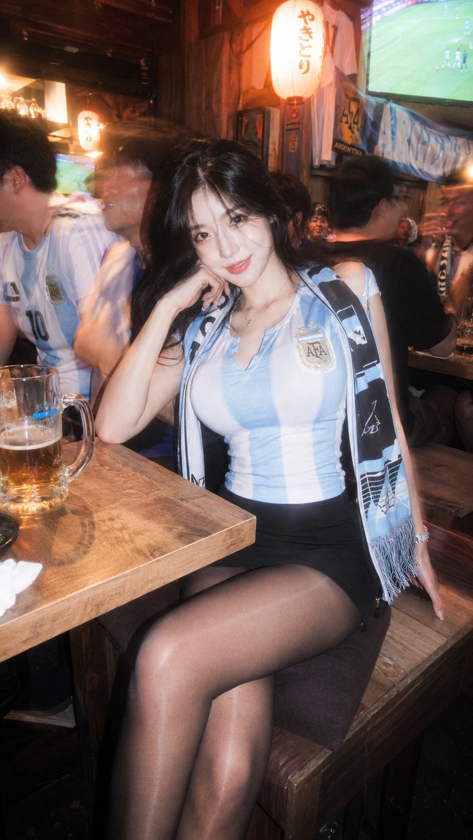 Argentine Spirit in Blue and White