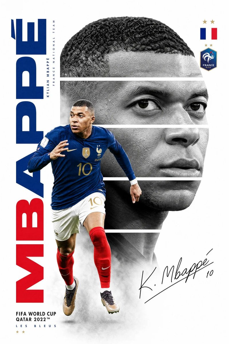 Create a premium FIFA World Cup poster design featuring K... image 1