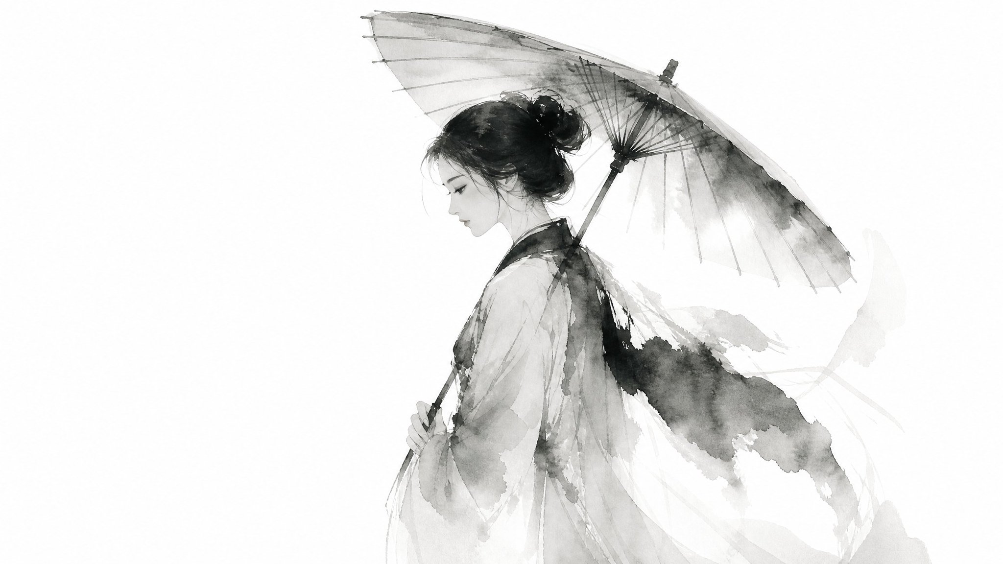 Elegant Chinese Ink Wash Interpretation