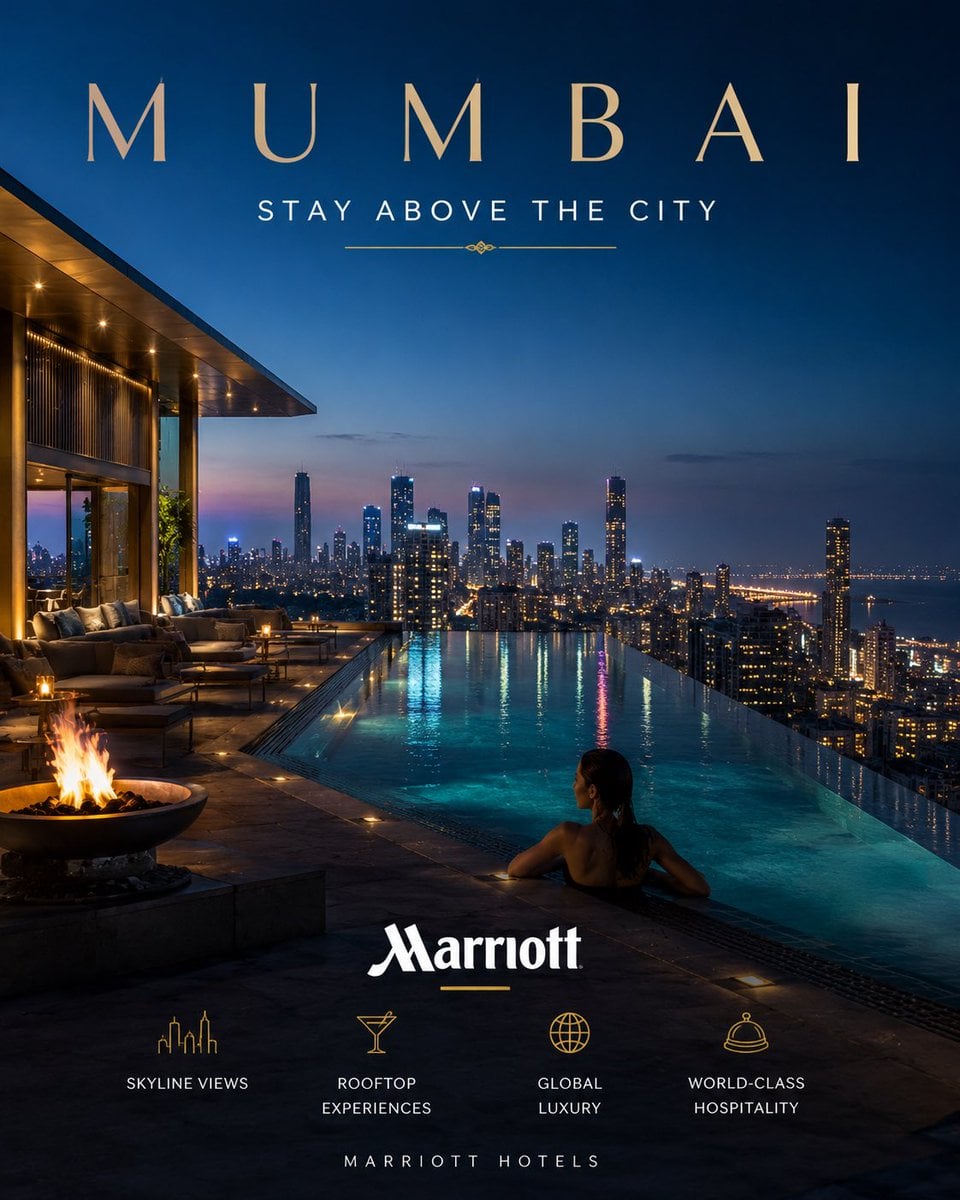 Marriott Mumbai: Elevated Urban Living at Blue Hour thumbnail 3