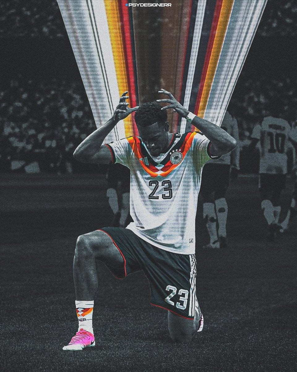 Ultra-stylized football poster, dark cinematic sports art... thumbnail 3