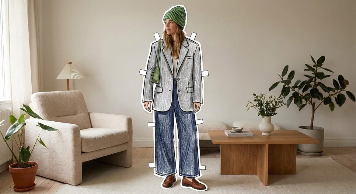 A highly creative mixed-media fashion concept in a bright... thumbnail 3