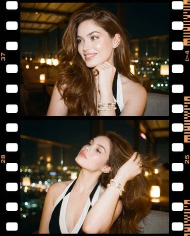 Ultra-realistic vertical disposable-camera contact sheet ... image 1