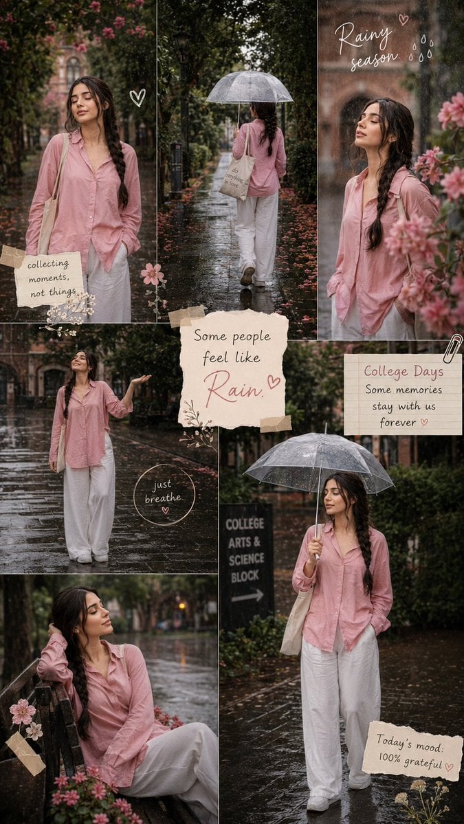 Create an ultra-realistic Pinterest-style rainy season co... image 1