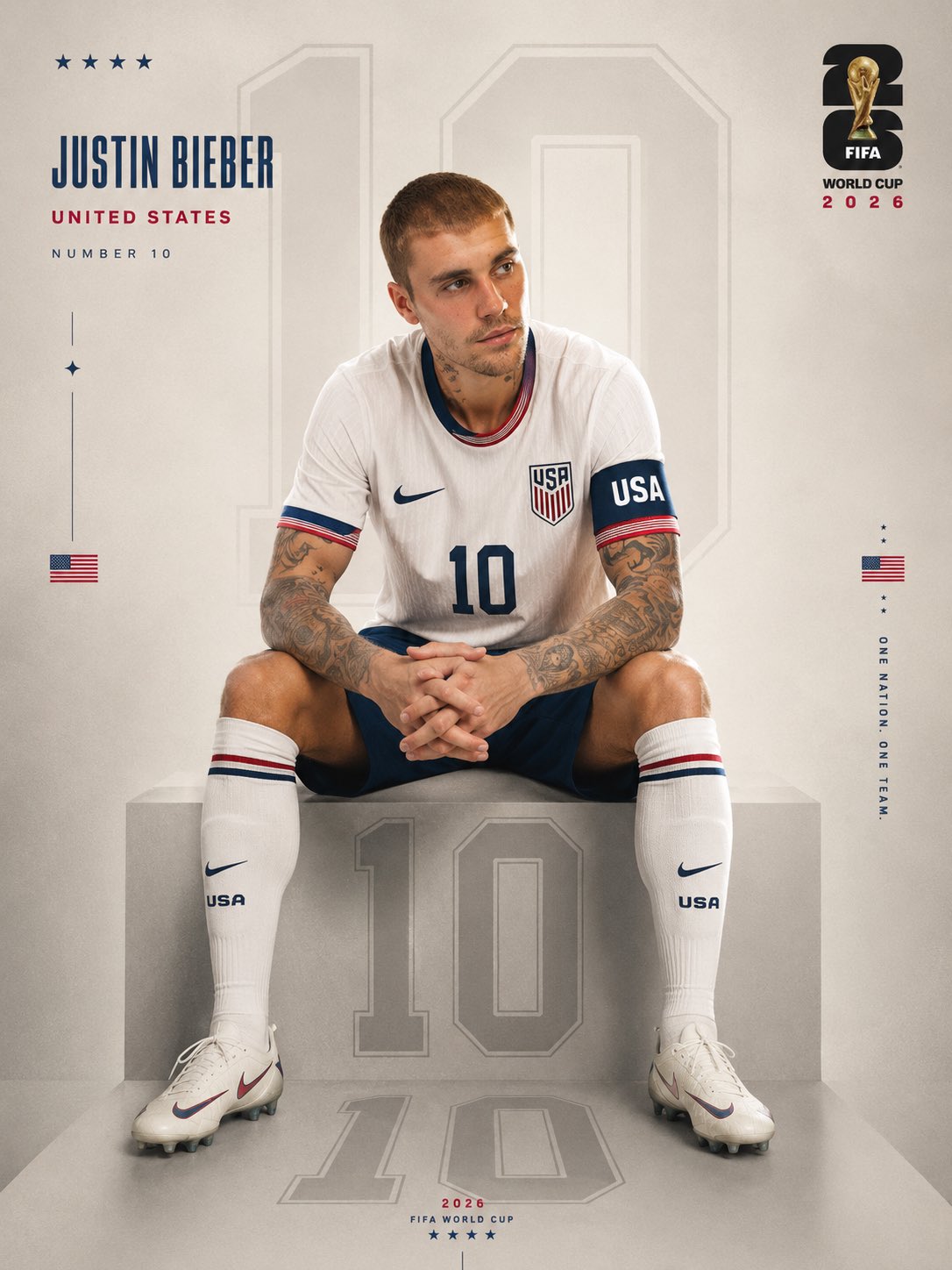 Hyper-Realistic FIFA 2026 Football Poster