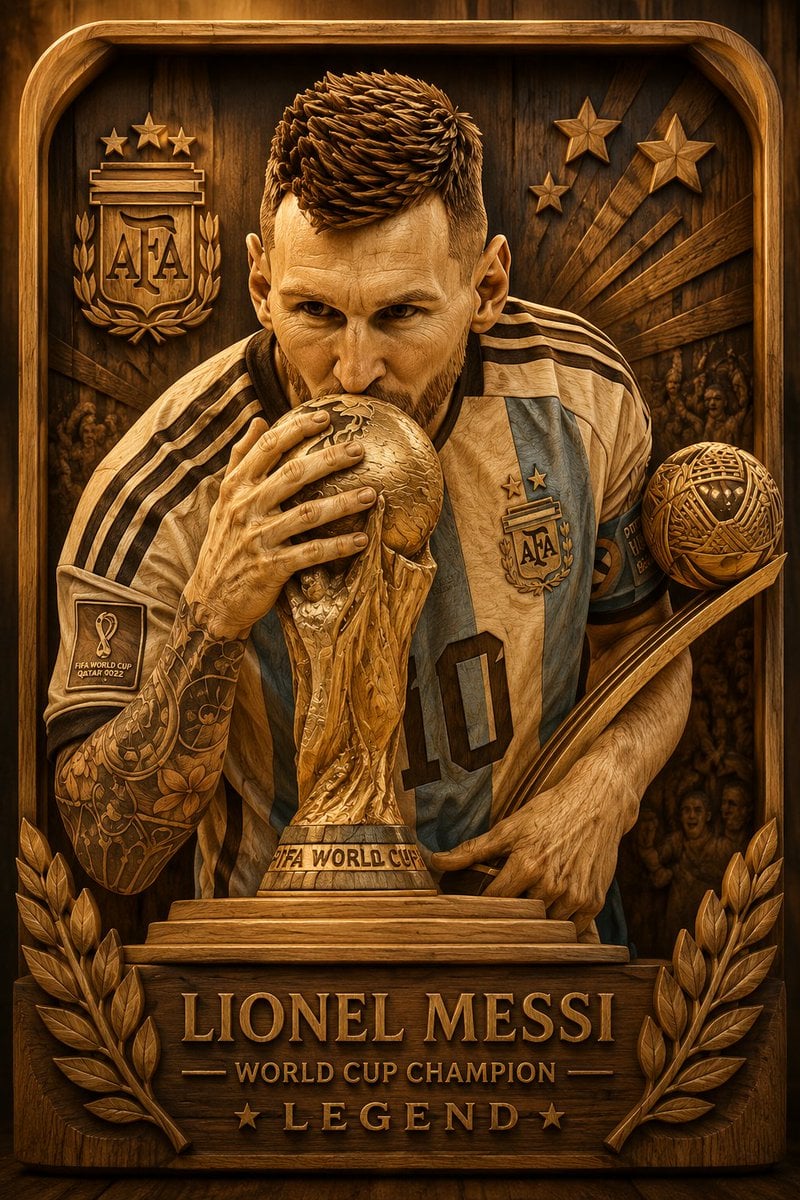 Wooden Masterpiece: Athlete in Carved Shadow-Box Diorama image 1