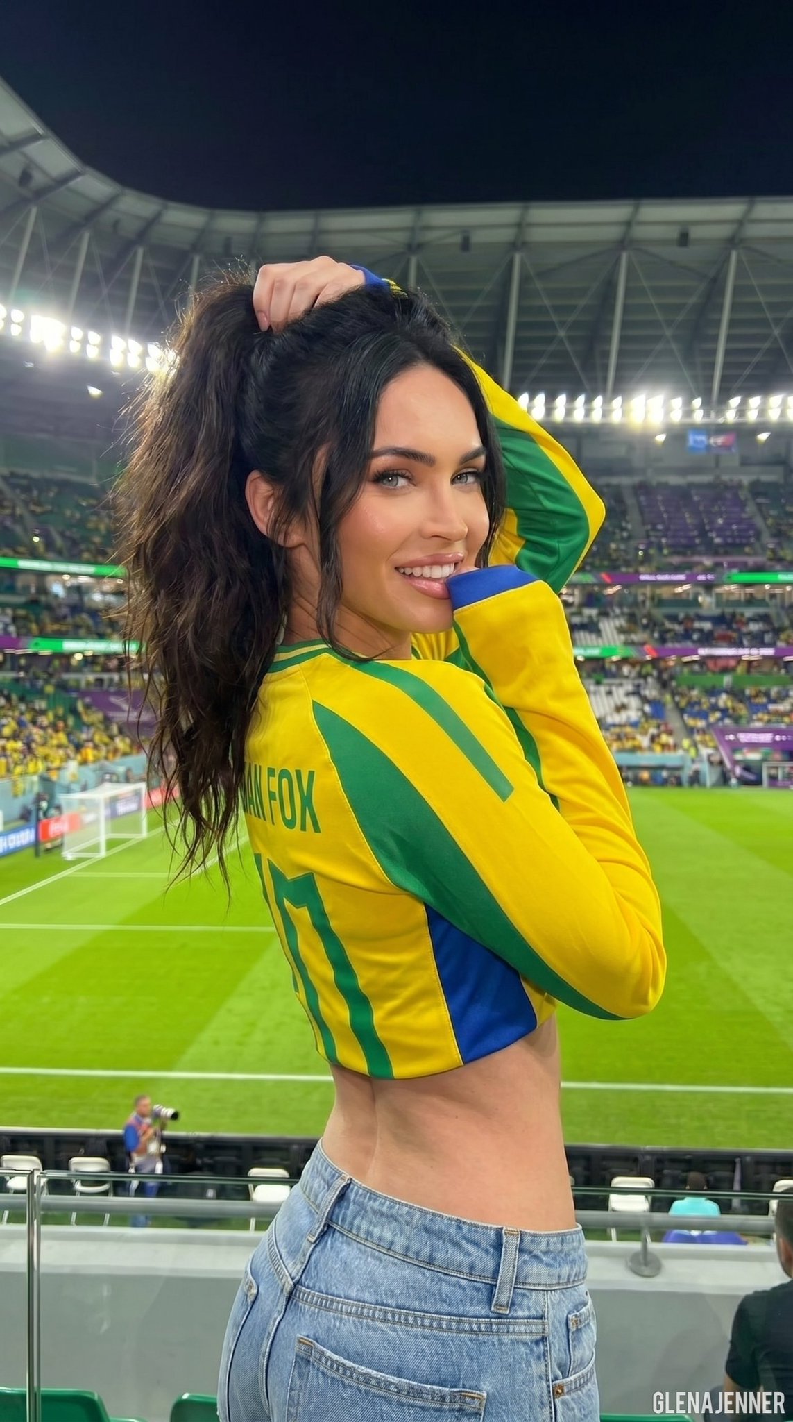 Stadium Lights and a Playful Glance thumbnail 4