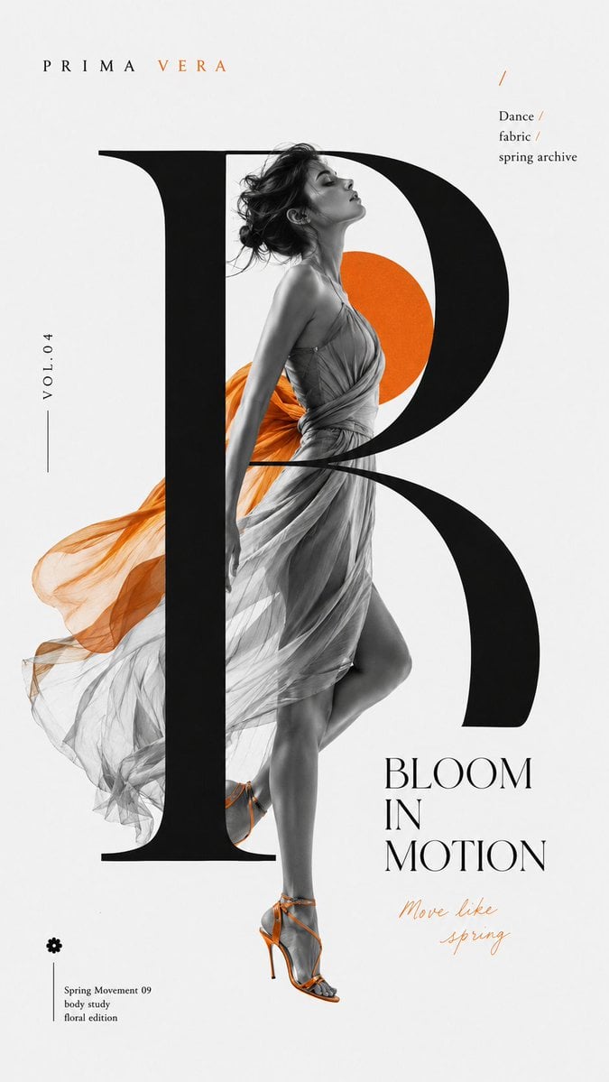 High-End Graphic Fashion Poster with Bold Typography thumbnail 2