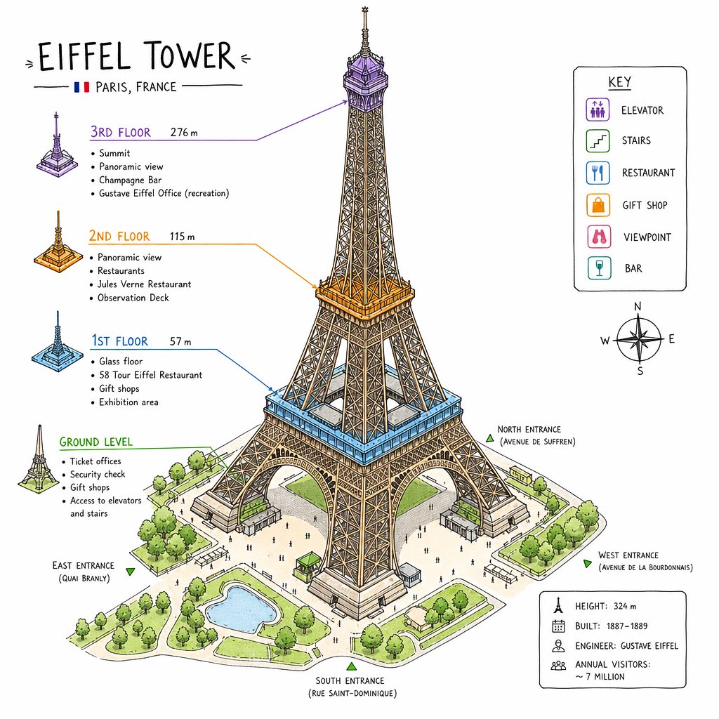 Trying out this Hand Drawn Isometric with Landmarks on  🗽✨ thumbnail 2