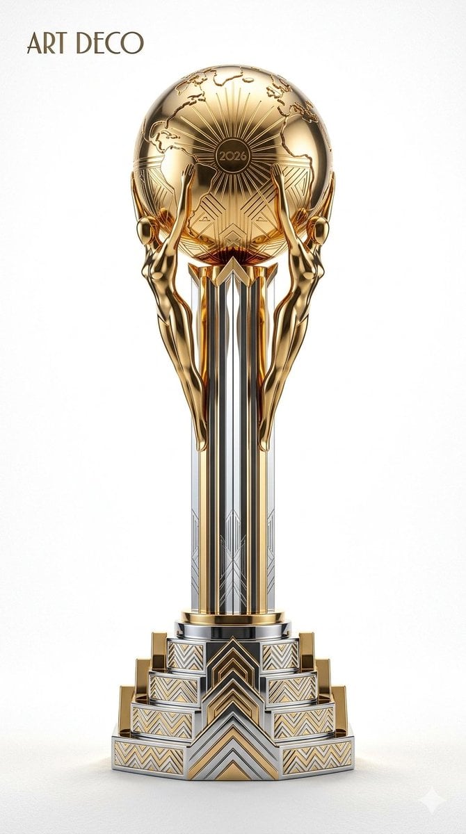 FIFA World Cup Trophy 2026 in Architectural Style
