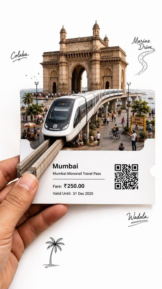 Hand Holding Transit Pass Portal to City thumbnail 2