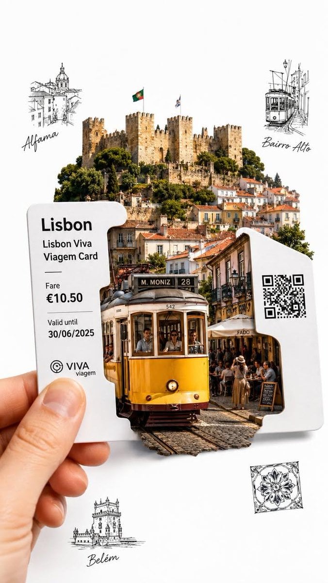 Hand Holding Transit Pass Portal to City thumbnail 4