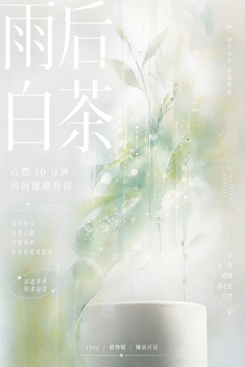 Spring Airy Information Visual with Soft Color Mist