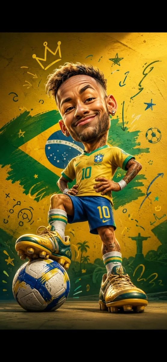 Argentina Star Caricature in Pixar Style thumbnail 3