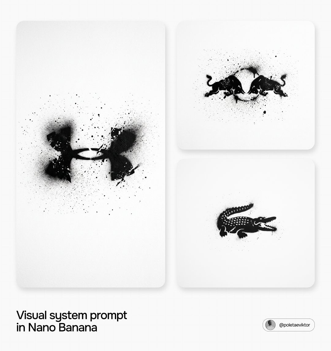 Spray Stencil Logo Design